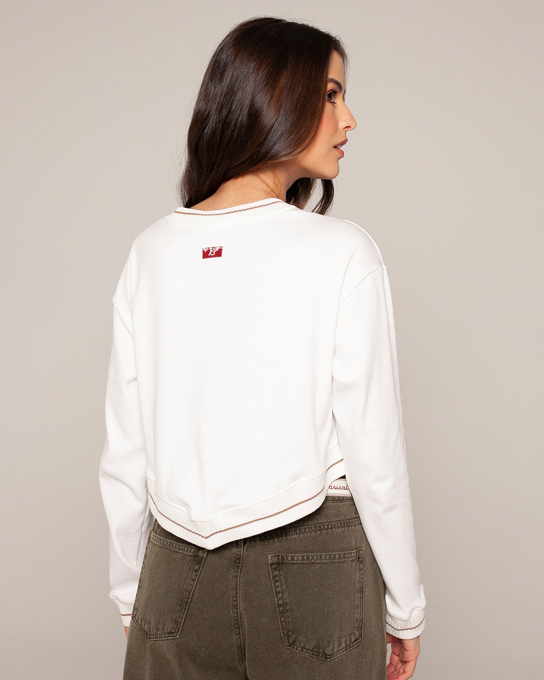 Milky Heart Sweater