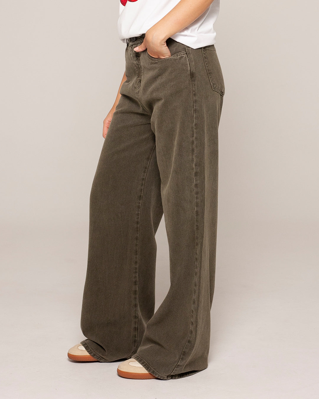 Green Basic Jean