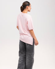 Camiseta Corte Oversized Rosada