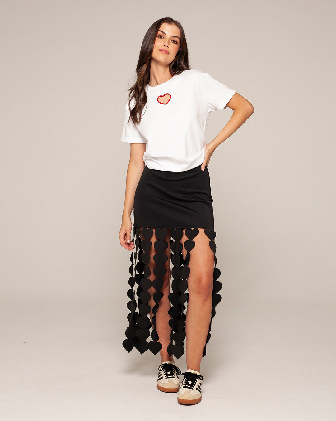 Falda / Top Falling Hearts