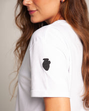 Camiseta open heart blanco