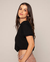 Camiseta simple pvc negra