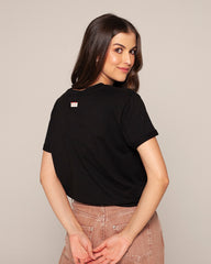 Camiseta simple pvc negra