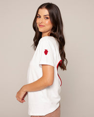 Camiseta corazon abierto