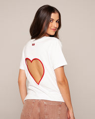 Camiseta corazon abierto