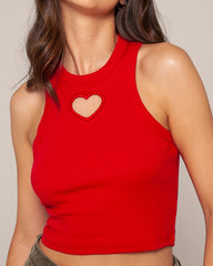 Tank top open heart