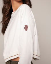 Milky Heart Sweater