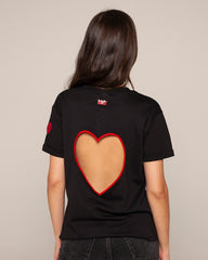 Camiseta corazon abierto
