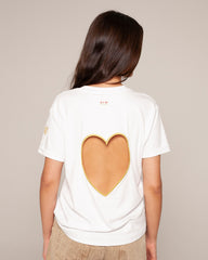 Camiseta corazon abierto