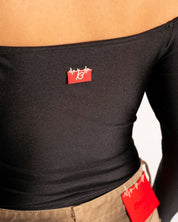 Body Mini Open Heart Negro - Preventa