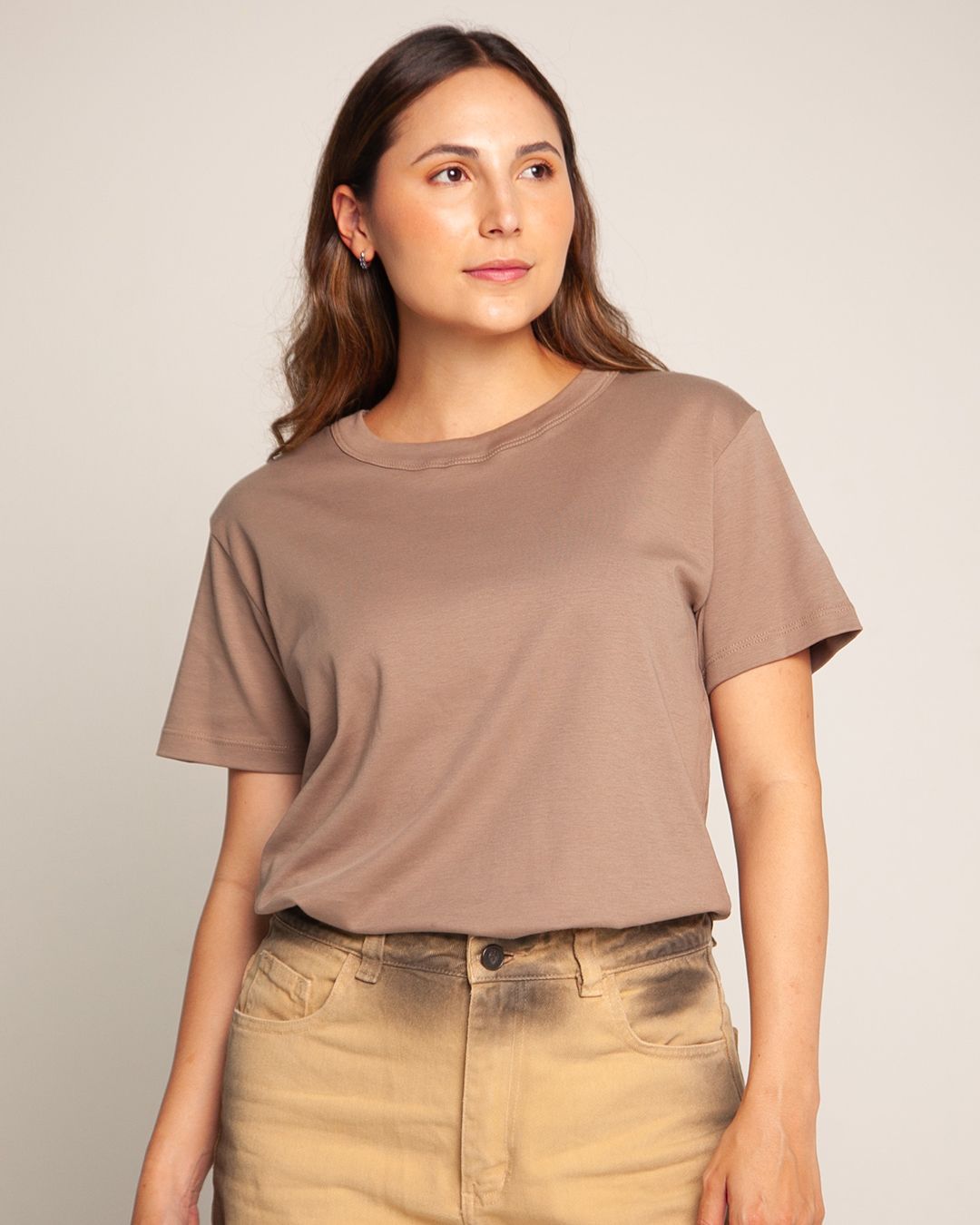 Camiseta Basical Algodón Pesado