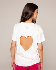 Camiseta corazon abierto
