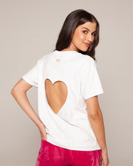 Camiseta corazon abierto