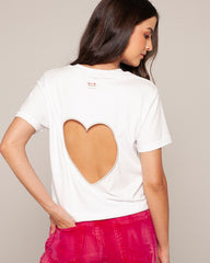 Camiseta corazon abierto