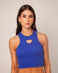 Tank top open heart