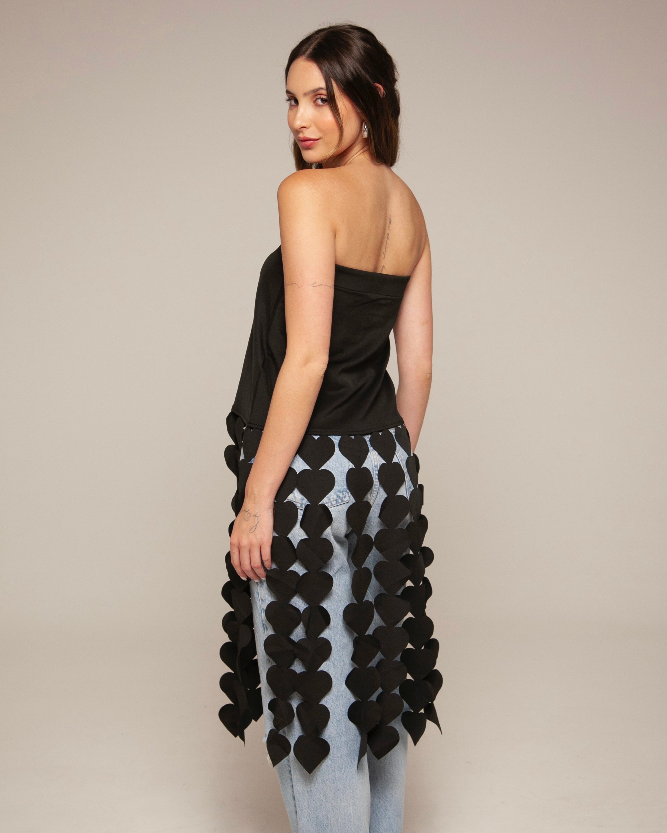 Falda / Top Falling Hearts