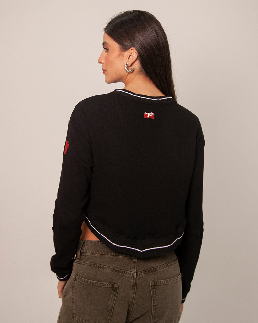 Milky Heart Sweater