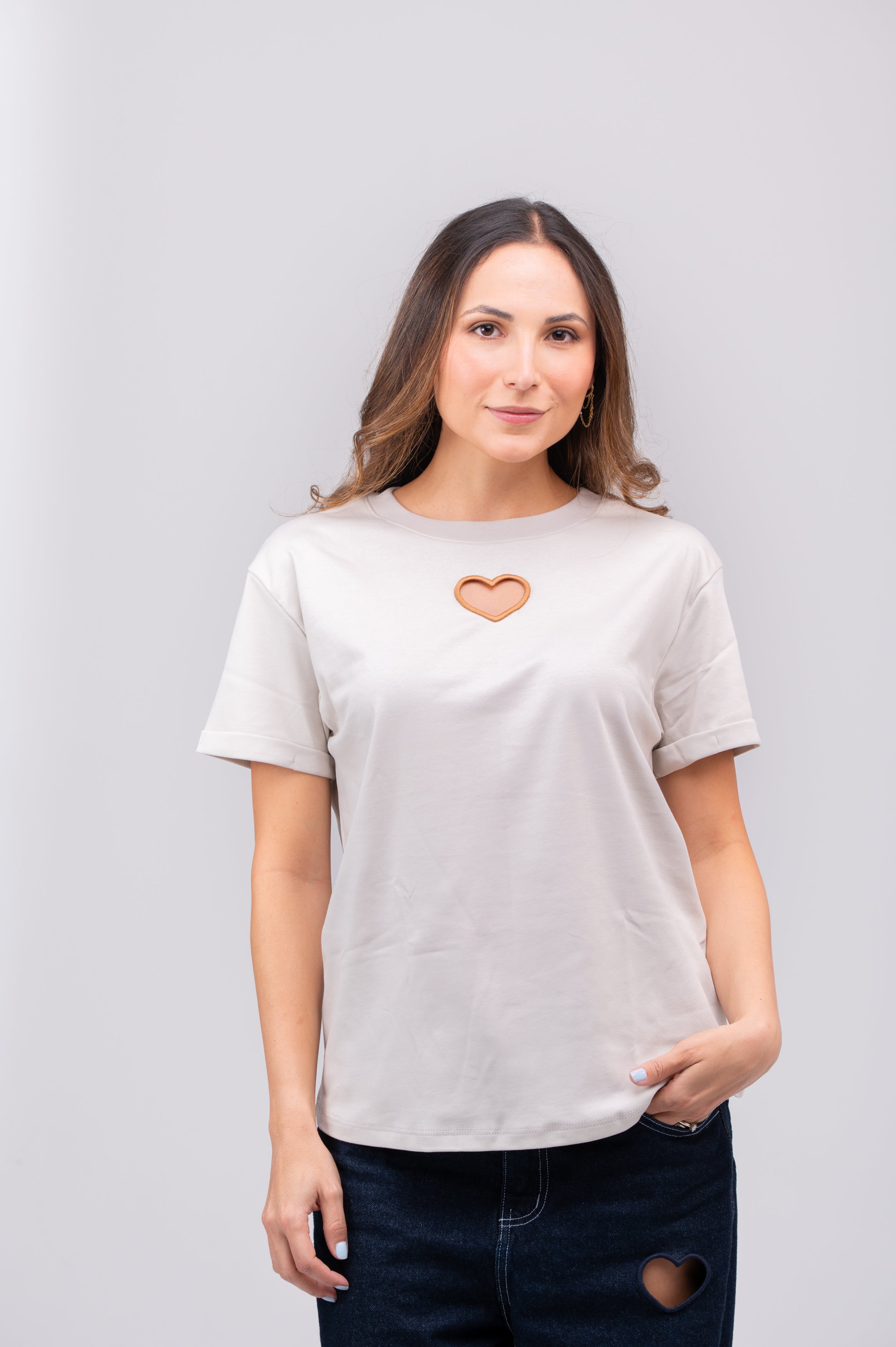 Camiseta Open Heart Special Edition Arena/Miel