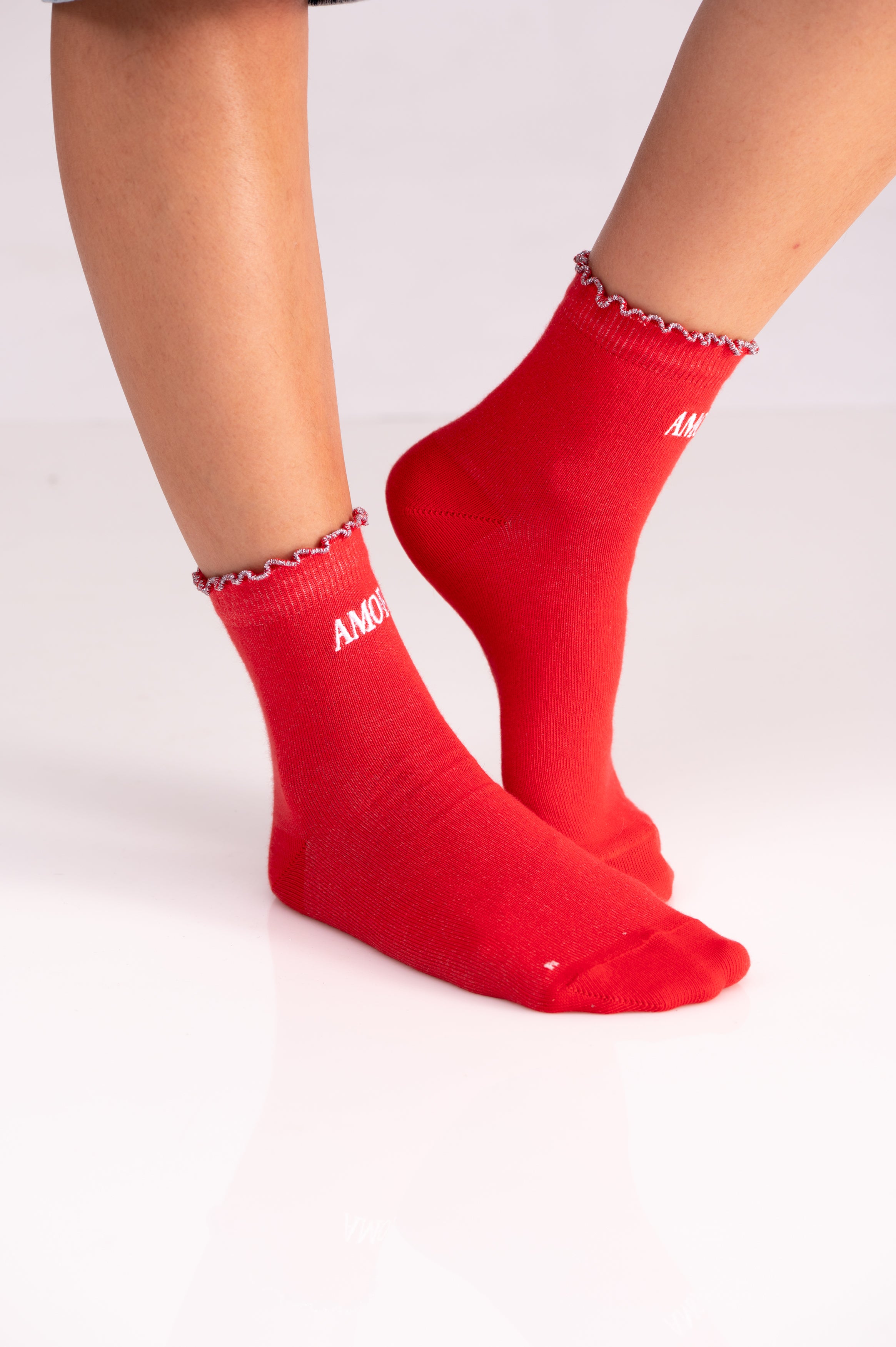 Medias Rojas Amor