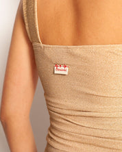 Top Strapless Dorado