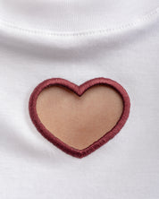 Camiseta open heart blanco