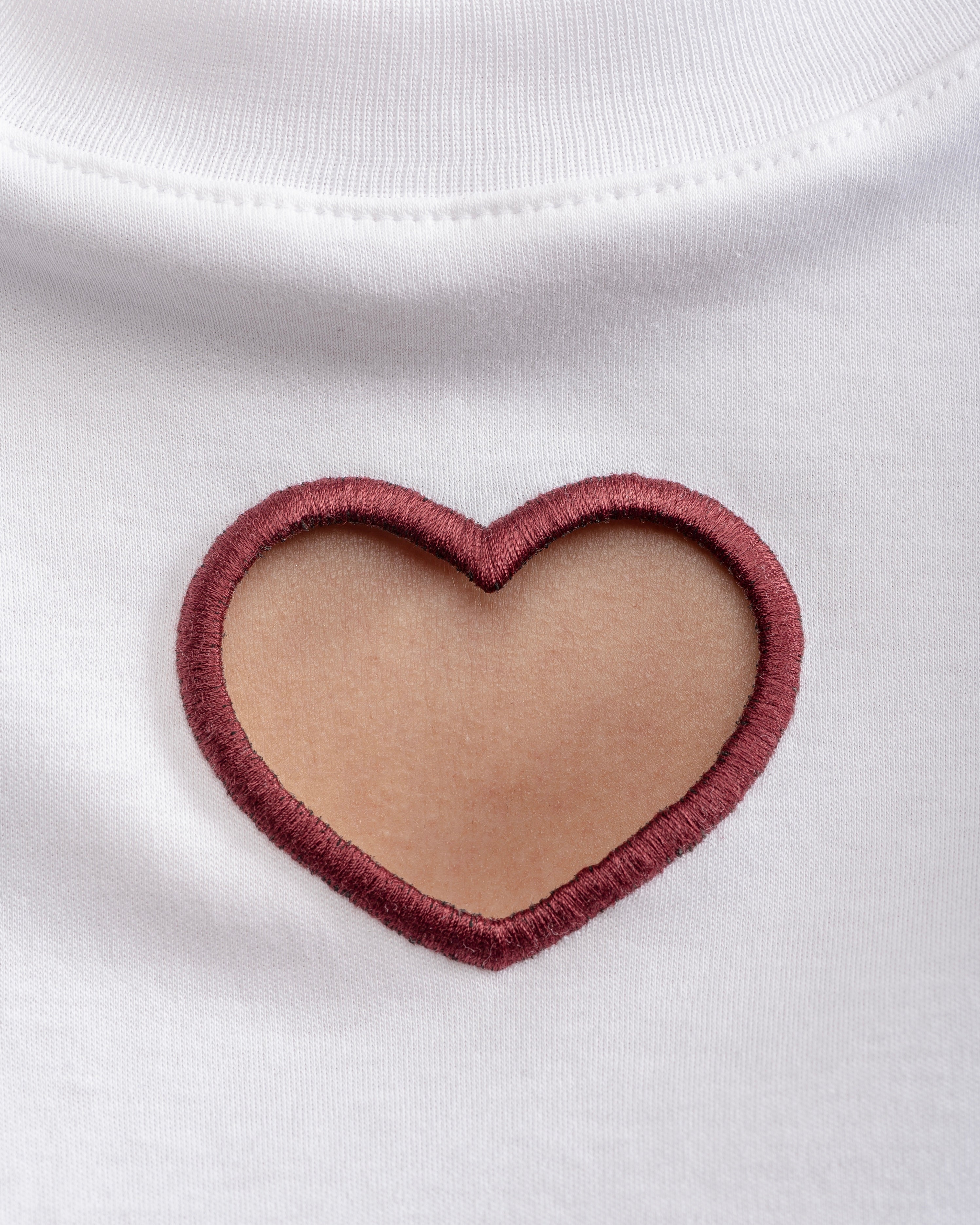 Camiseta open heart blanco