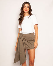 Falda Nudo Verde Militar