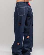 Jean All Hearts Azul