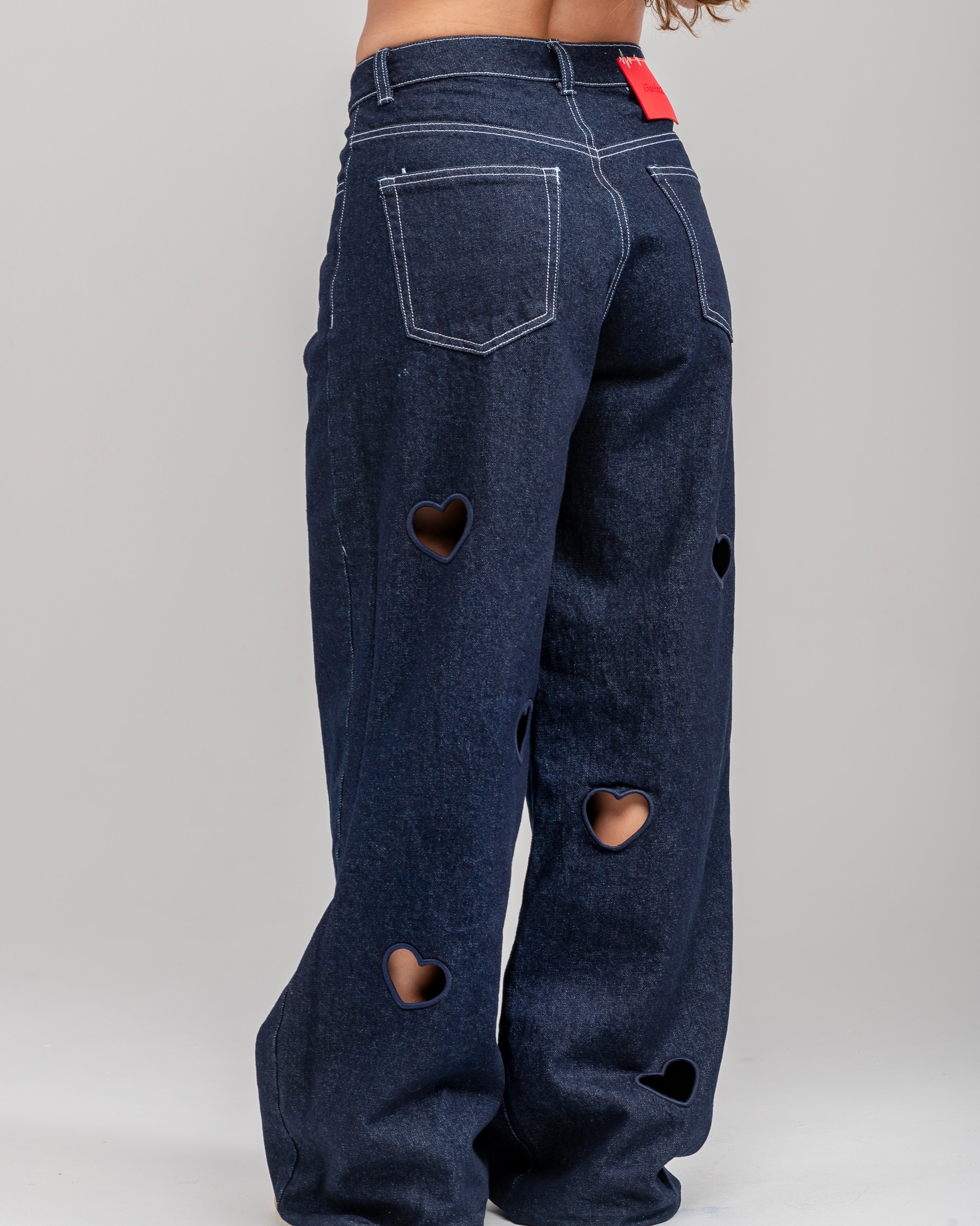 Jean All Hearts Azul