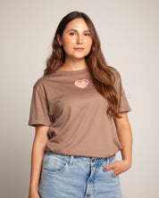 Camiseta Open Heart Special Edition Café