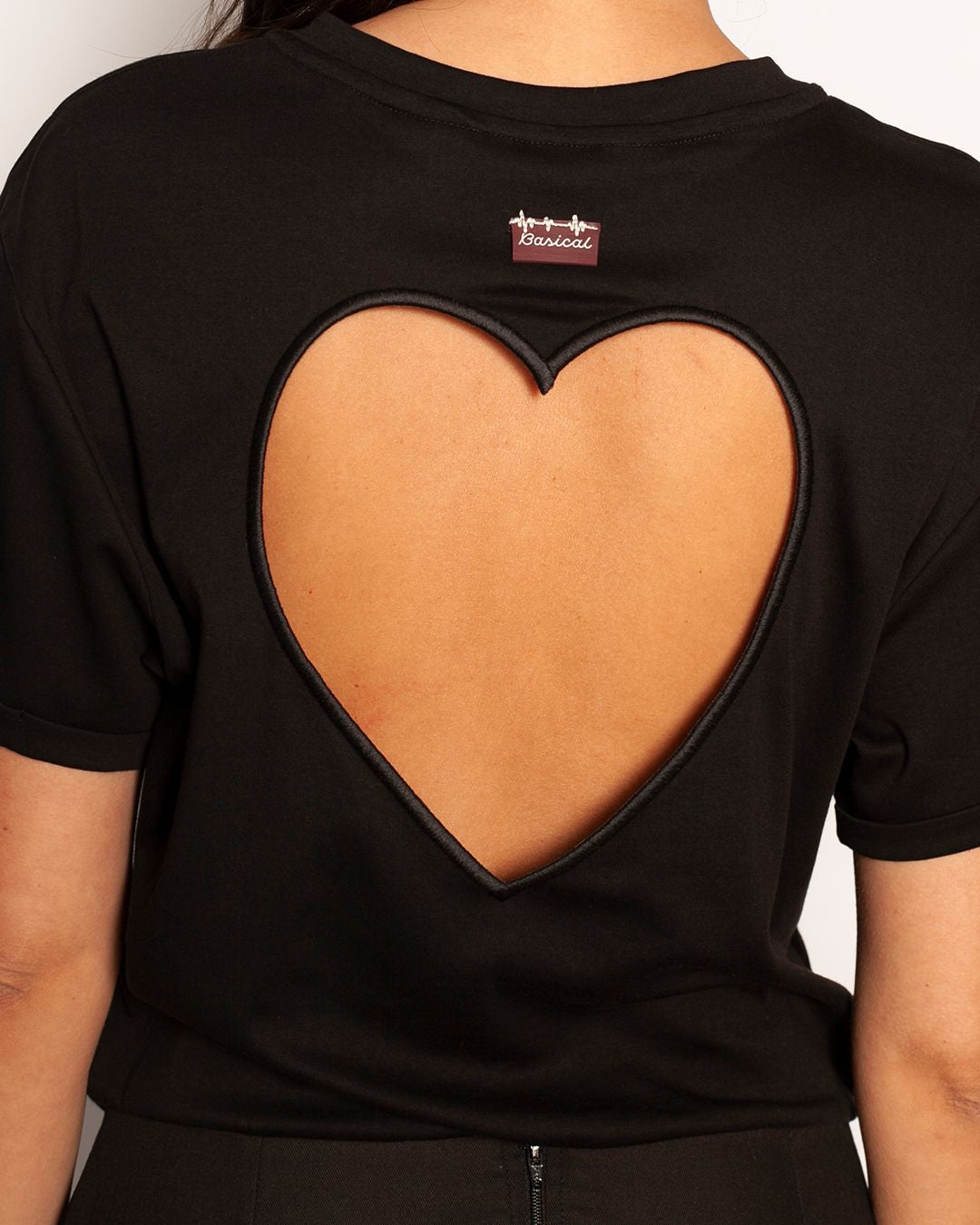 Vestido Corazón Abierto Negro