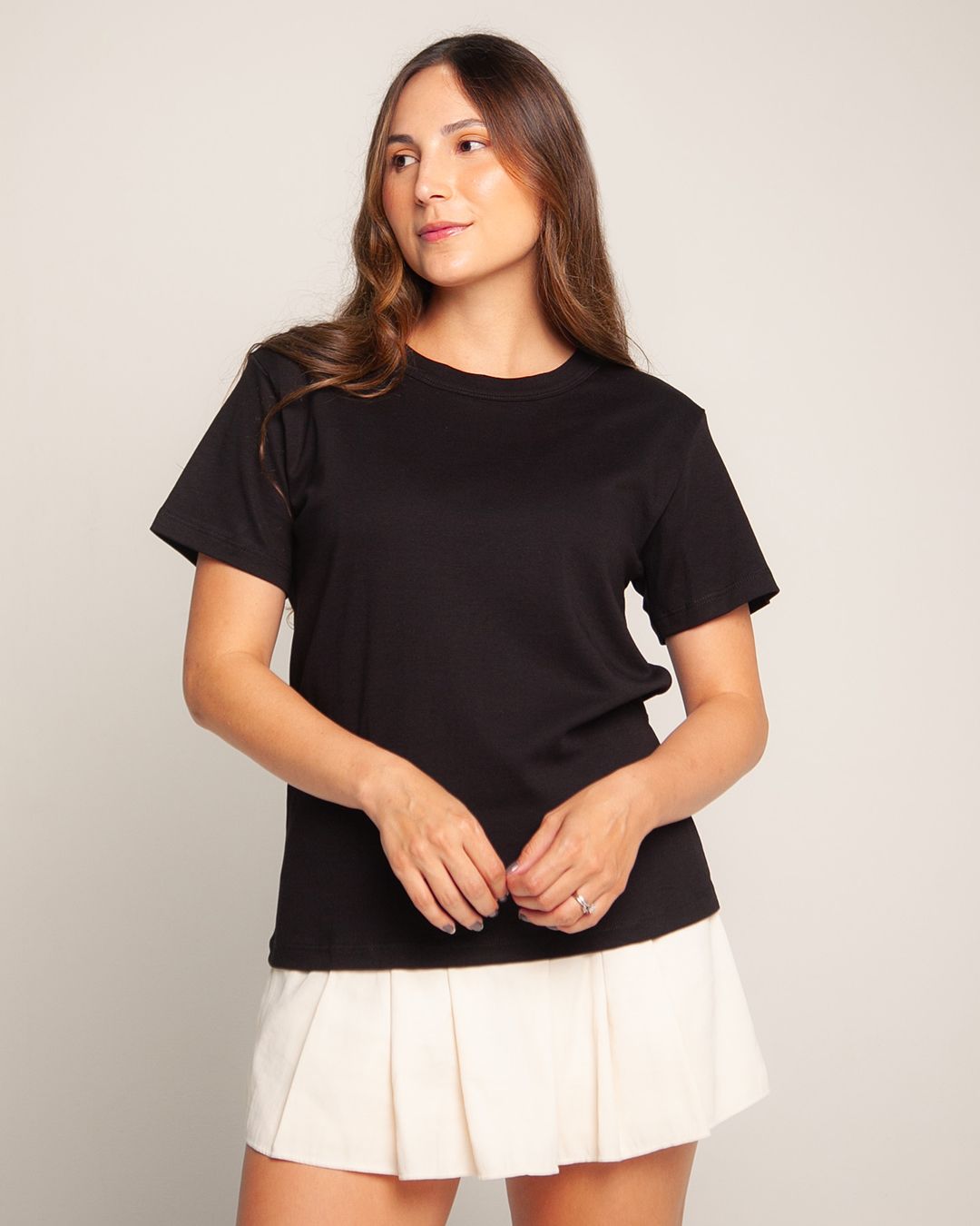 Camiseta Basical Algodón Pesado