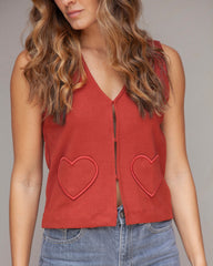 Chaleco Dos Corazones