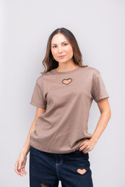 Camiseta Open Heart Special Edition Café/Verde