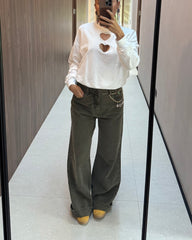 Green Basic Jean
