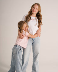 Camiseta open matching girl blanca