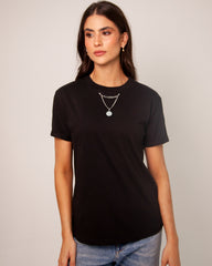 Camiseta charms cloc negro