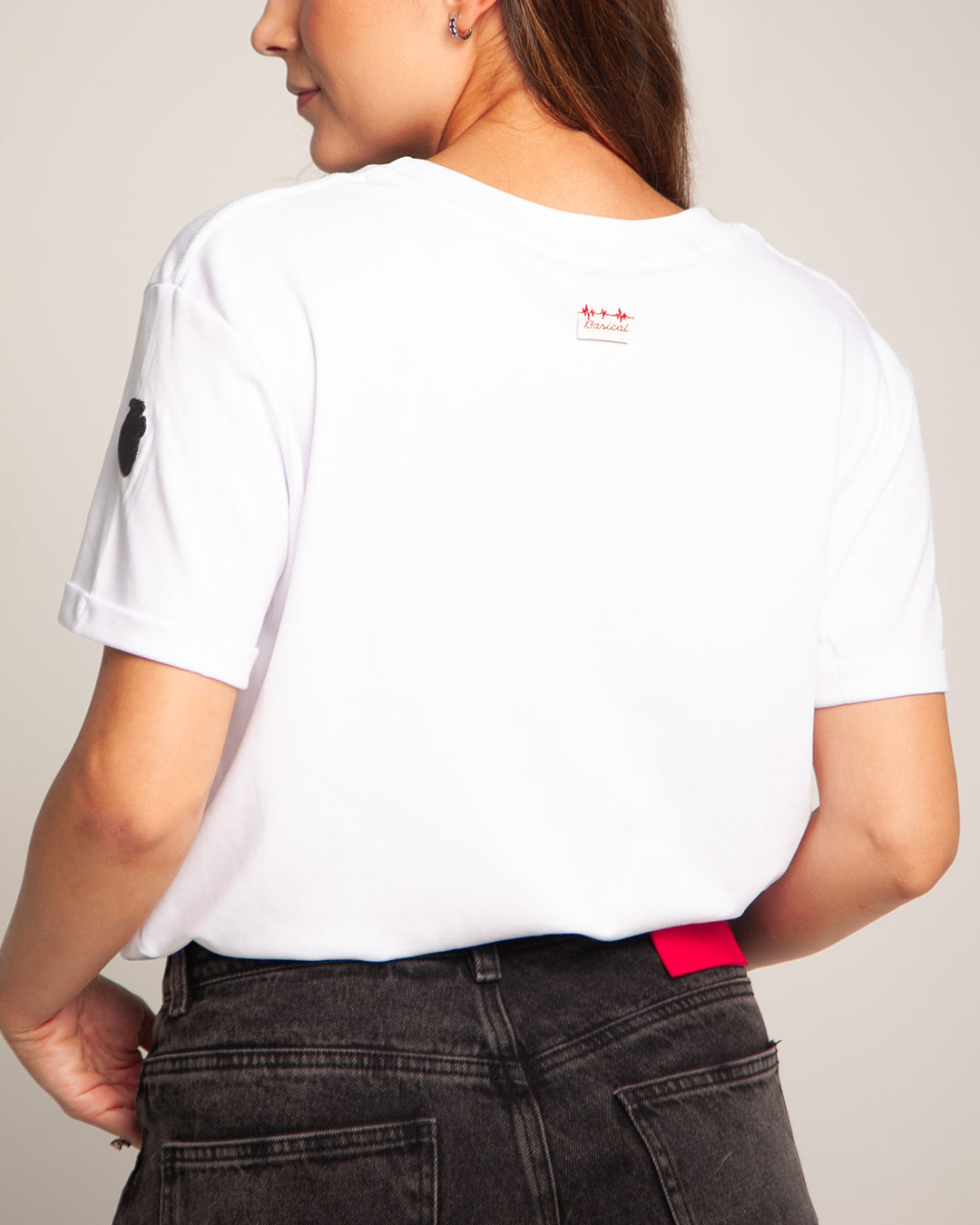 Camiseta open heart blanco