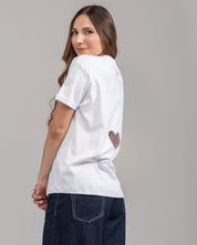 Camiseta Corazón Atrás Blanco