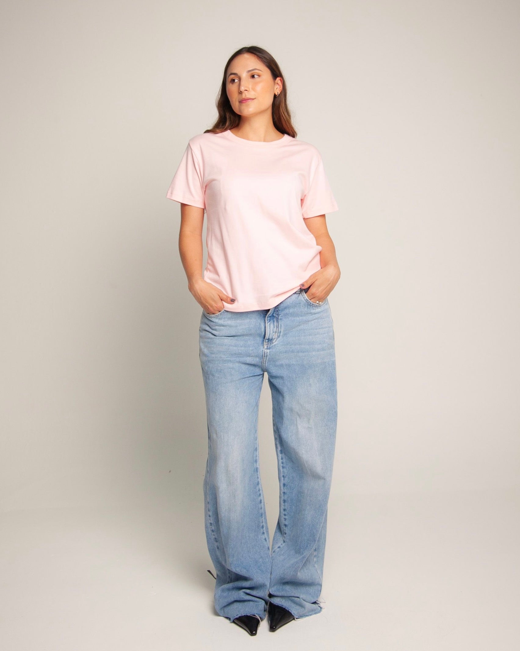 Camiseta Basical Algodón Pesado