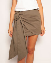 Falda Nudo Verde Militar