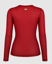Mesh Corazones Rojo