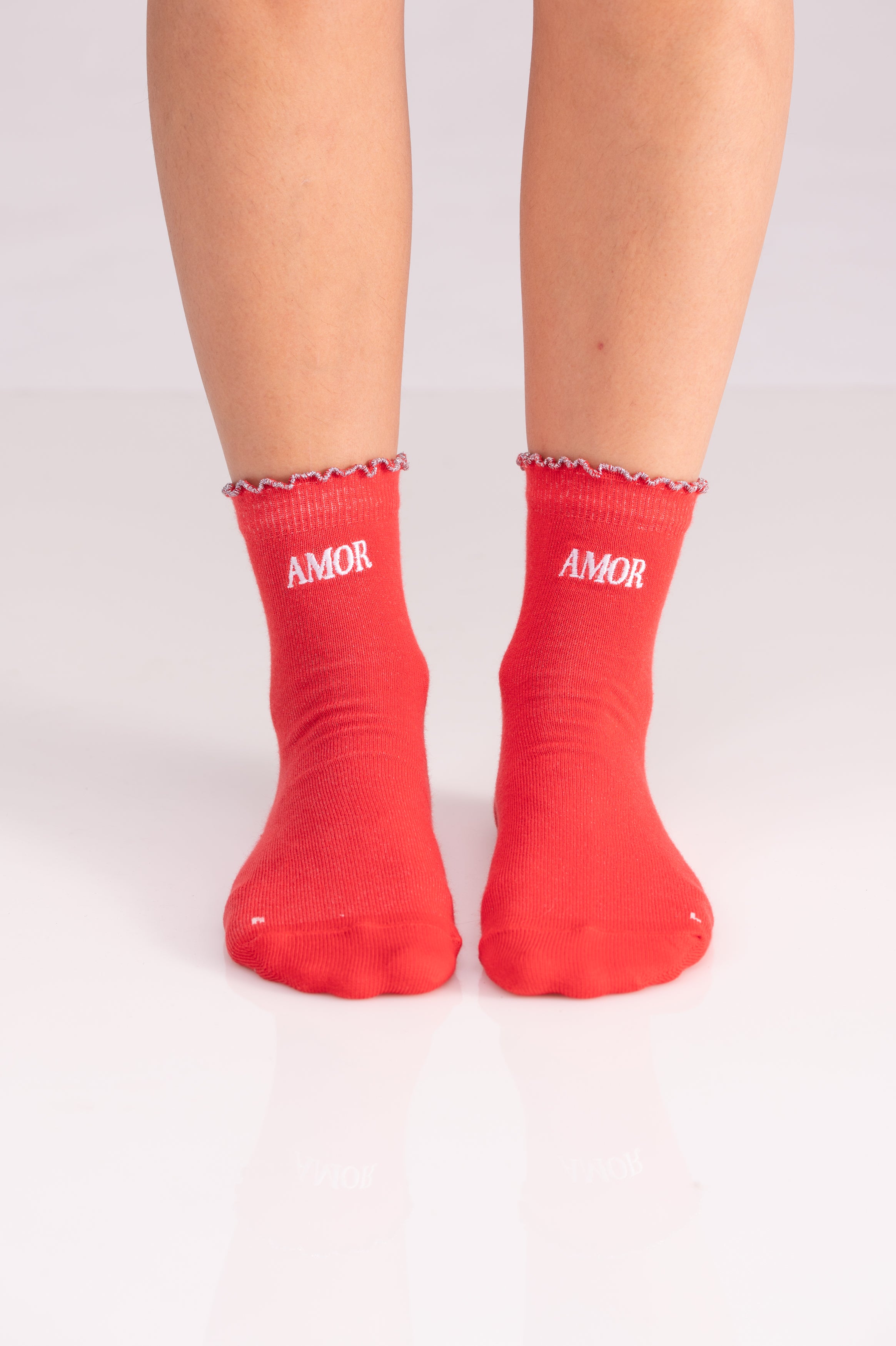Medias Rojas Amor