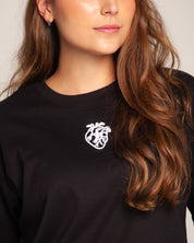 Camiseta Corte Oversized Negra