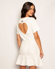 Vestido Corazón Abierto Blanco