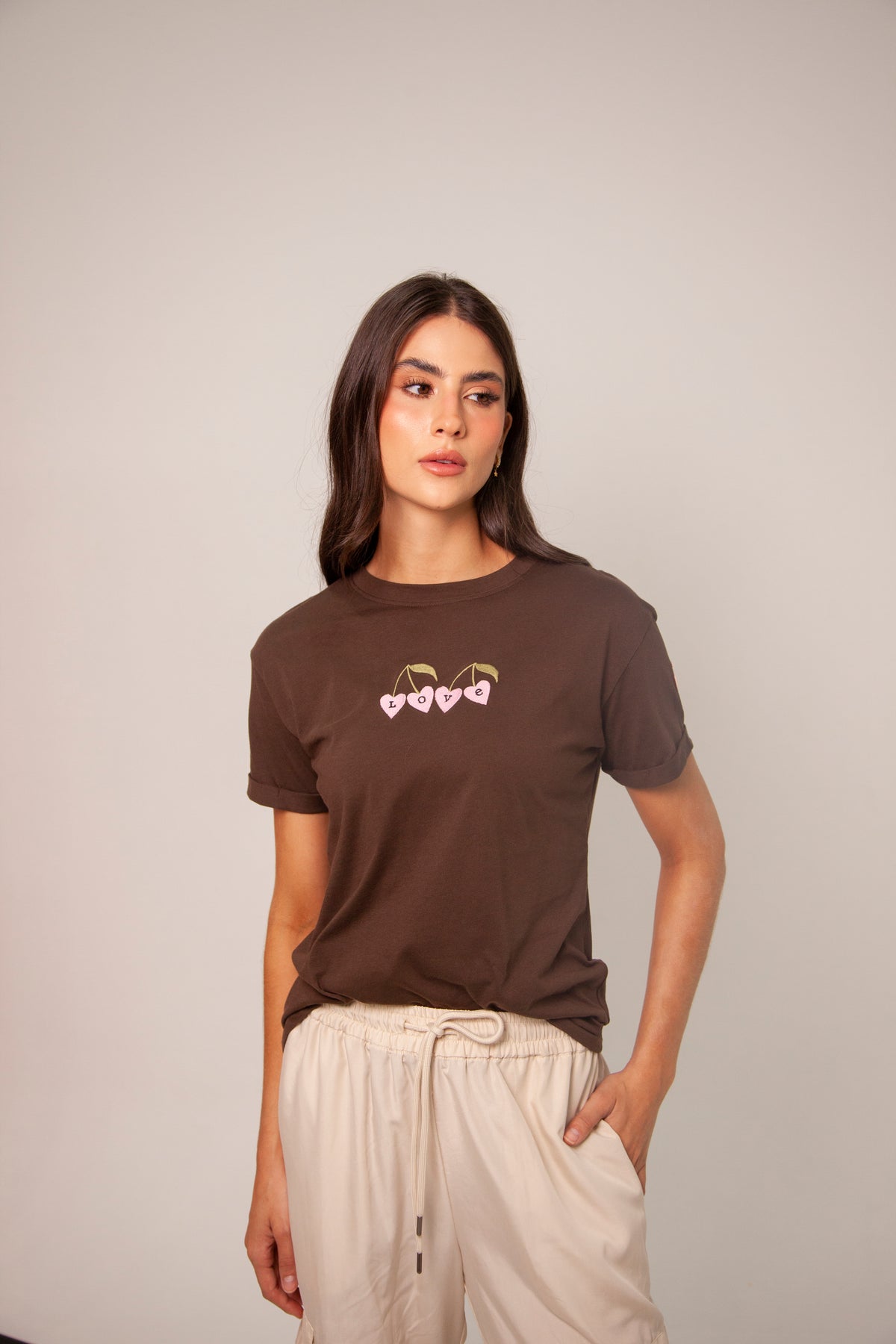 Camiseta cerezas love