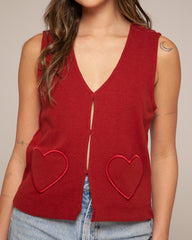 Chaleco Dos Corazones