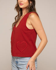 Chaleco Dos Corazones